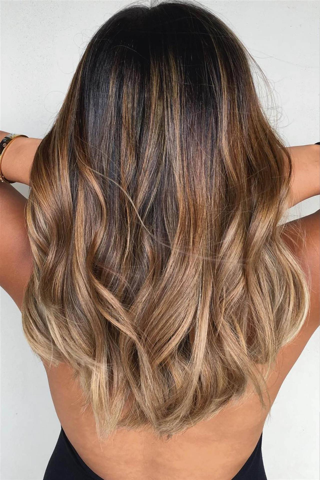 Balayage castaño