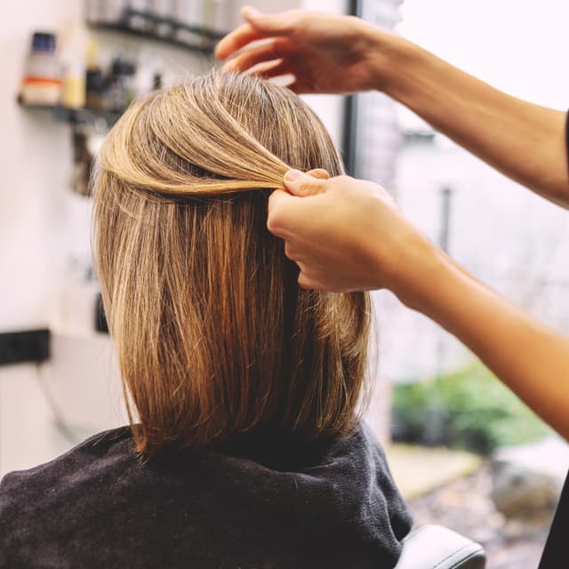Balayage realizado en Peluquería María Álvarez